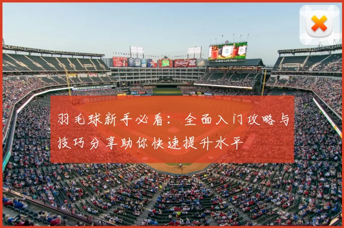羽毛球新手必看:全面入门攻略与技巧分享助你快速提升水平