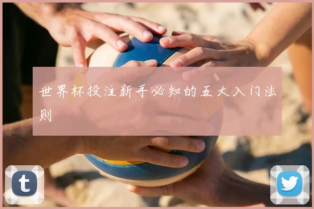 世界杯投注新手必知的五大入门法则