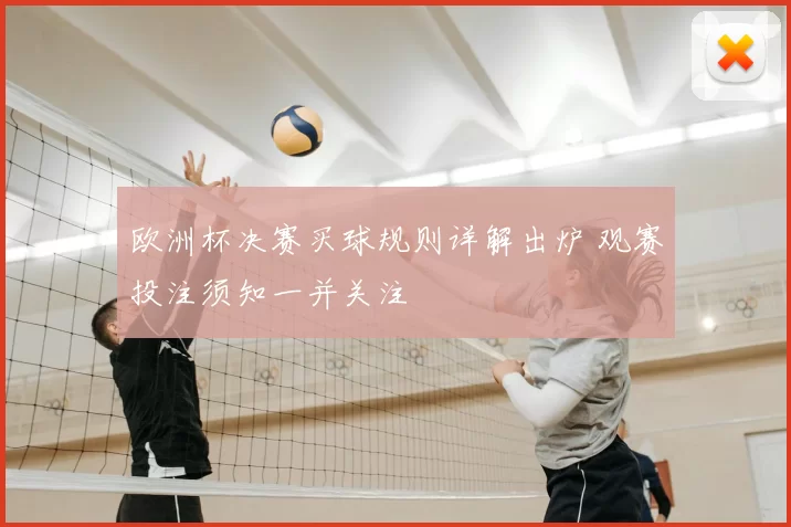 欧洲杯决赛买球规则详解出炉 观赛投注须知一并关注